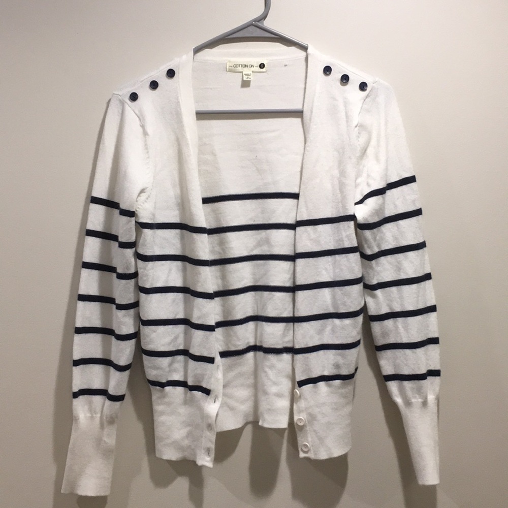 Striped cardigan